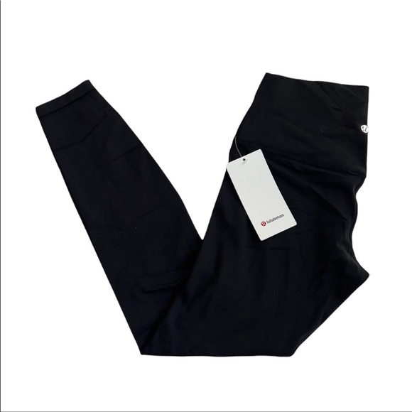 NWT Lululemon Align High Rise Pant 28"  Black - Picture 11 of 12